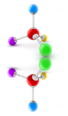 O que é um carbono assimétrico ou quiral? Carbono quiral