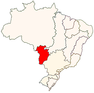 Localização da Região Hidrográfica do Paraguai