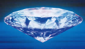 Diamante: forma alotrópica do carbono.