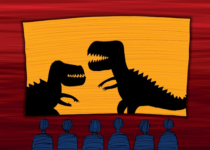 Quadro O Bom Dinossauro Dino Caverna Cartoon Cinema