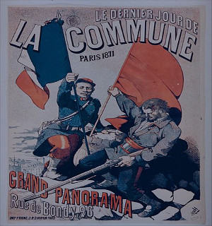 Cartaz da Comuna de Paris Cartaz comemorativo da Comuna de Paris, ocorrida em 1871