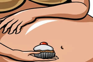 Uma boa medida para evitar a diabetse gestacional é cortar a ingestão de doces.