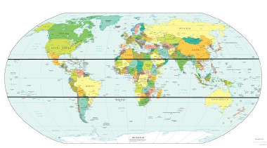 Mapa dos Trópicos Localização dos trópicos de Câncer e Capricórnio