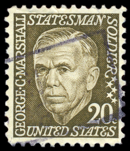 George Marshall* George C. Marshall, foi secretário dos EUA e foi o idealizador do Plano Marshall