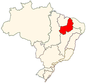 Localização  da Região Hidrográfica do Parnaíba
