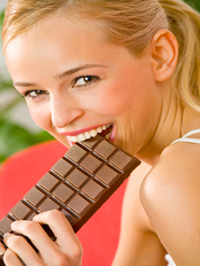 Um dos benefícios do chocolate: sensação de prazer.