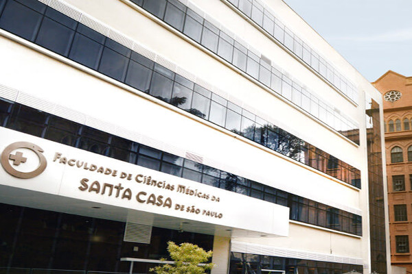 Fachada da Faculdade de Medicina da Santa Casa de São Paulo (FCMSCSP)