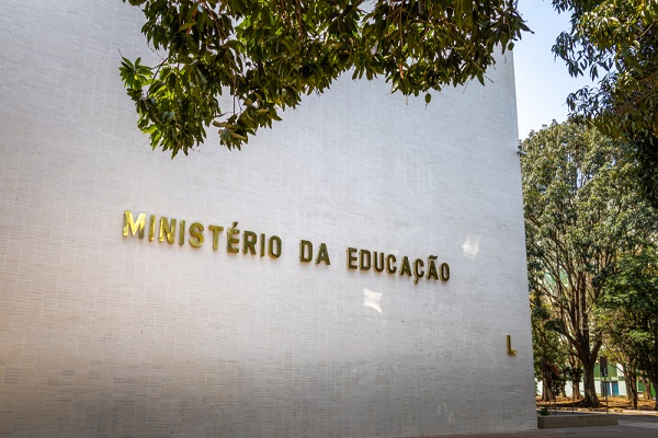 Fachada do prédio do Ministério da Educação (MEC), em Brasília