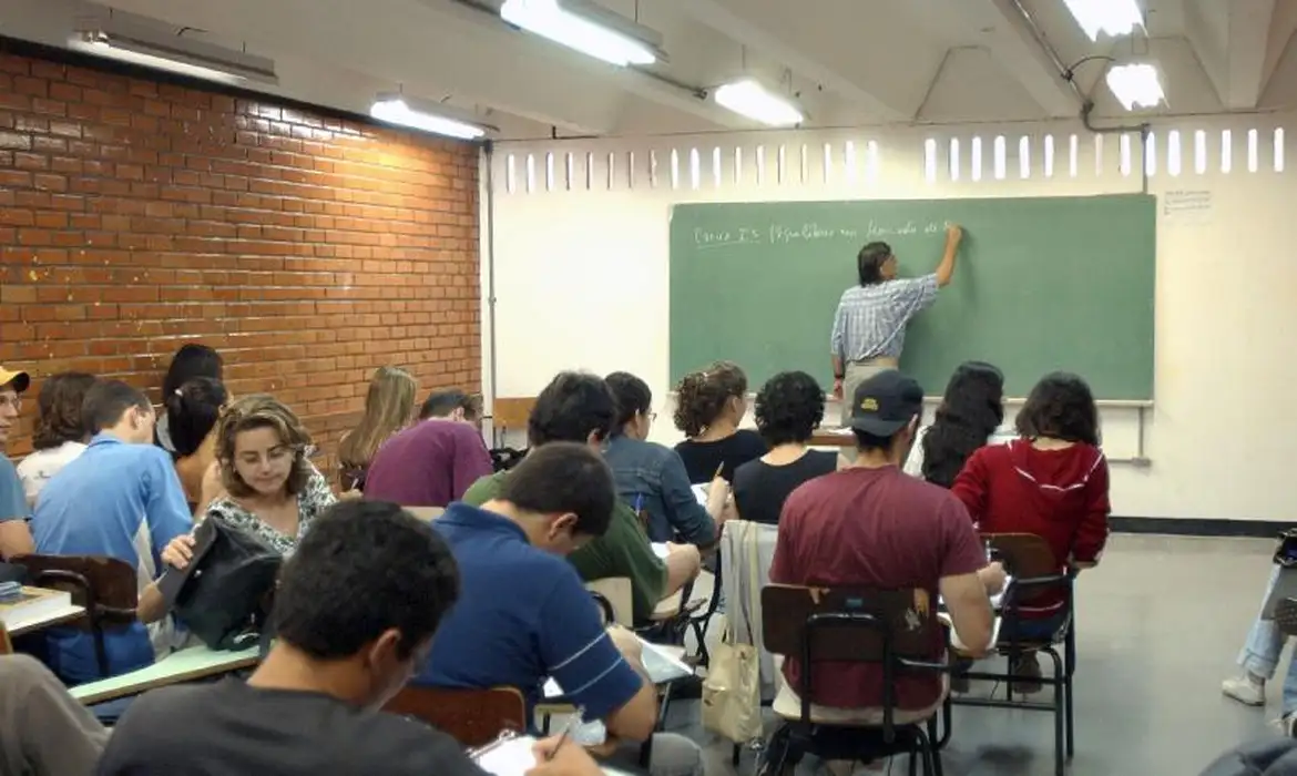 Sala de aula do ensino superior